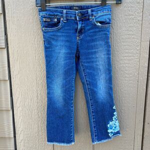 Girls size 7 polo Ralph Lauren the Christie kick flare crop